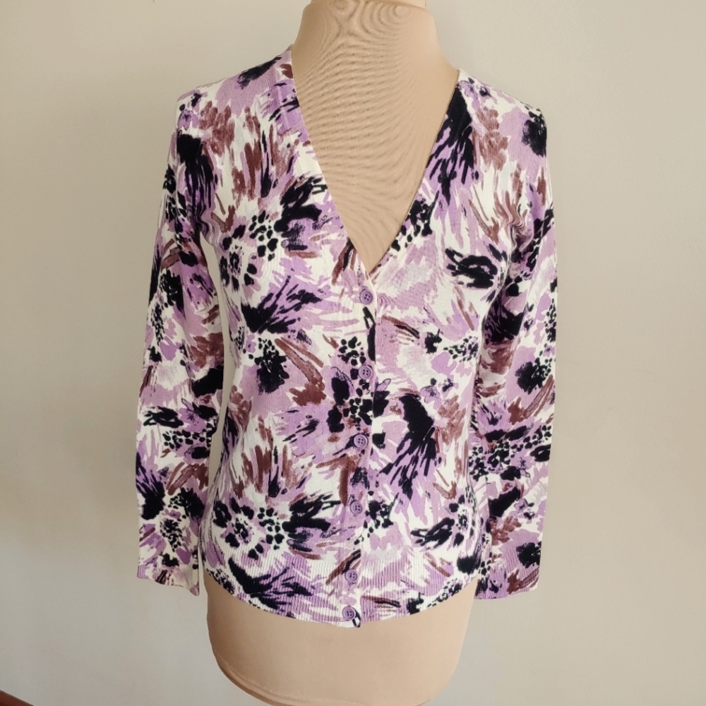 Merona v-neck cardigan M